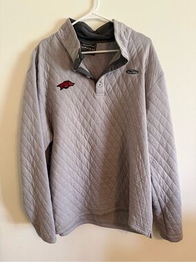 Drake Razorback Quilted Pullover